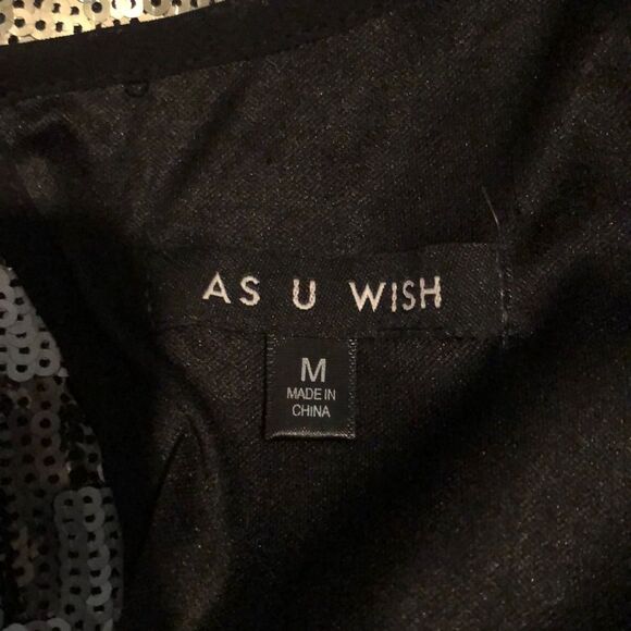 As U Wish Dress With Sequin Skirt Loose To… - Picture 7 of 10